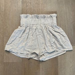 High Waisted Cream Colored Shorts